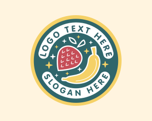 Strawberry - Fruit Farm Produce logo design