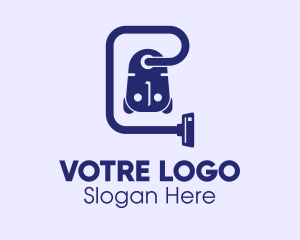 Purple Vacuum Cleaner  Logo