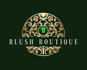 Royal Floral Wreath logo design