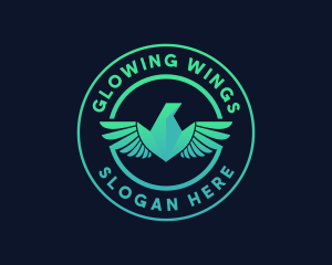 Eagle Bird Wings logo design