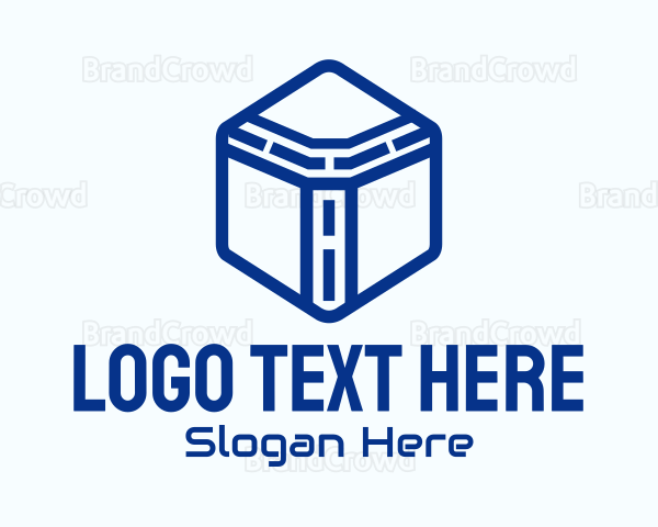Hexagon Digital Letter T Logo