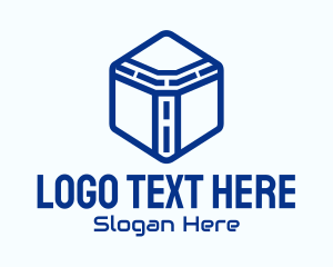 Transport - Hexagon Digital Letter T logo design