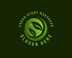 Planting Leaf Nature logo design