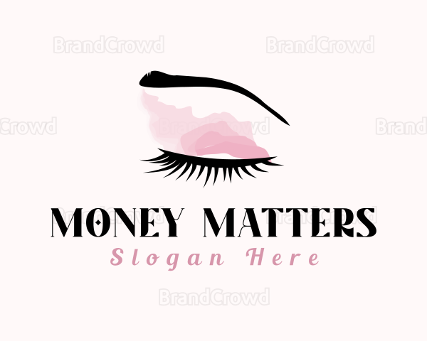 Eyebrow Stylist Glam Logo