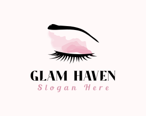 Glam - Eyebrow Stylist Glam logo design