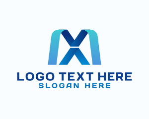 Letter Sn - Modern Company Ribbon Firm logo design