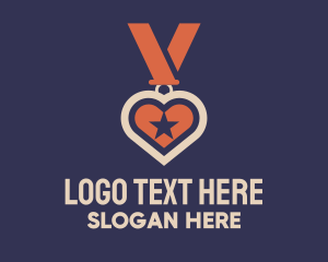 Proposal - Star Heart Medal logo design
