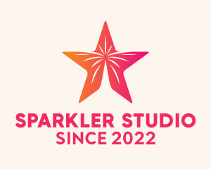 Sparkler - Star New Year Fireworks logo design