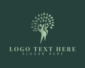 Yogi - Natural Wellness Tree logo design