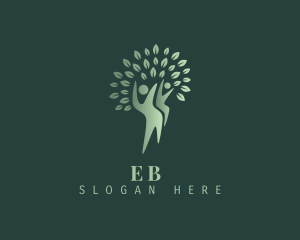 Meditation - Natural Wellness Tree logo design