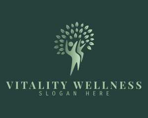 Natural Wellness Tree logo design