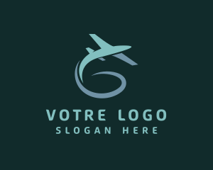 Airline Letter G Aviation Logo