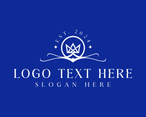 Royalty - Crown Ornament Royalty logo design