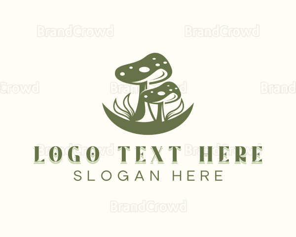 Natural Organic Mushroom Logo