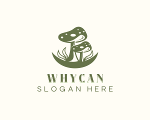 Natural Organic Mushroom Logo