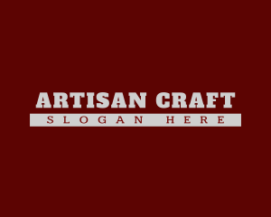 Crafty - Urban Apparel Business logo design