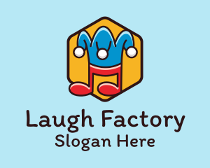 Comedy - Funny Jester Music logo design