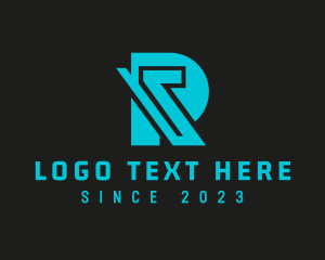 Letter Mt - Modern Firm Letter R logo design