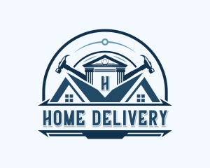 Hammer Renovation Repair logo design