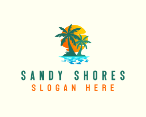 Seaside Beach Villa logo design