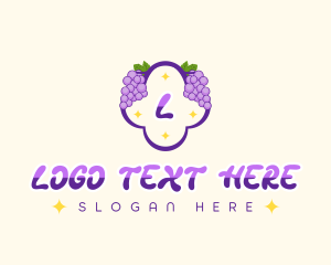 Grape - Grape Fruit Juice logo design