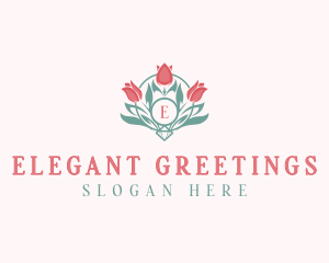 Tulip Floral Beauty logo design