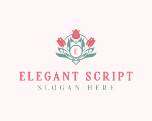 Tulip Floral Beauty logo design