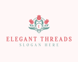 Tulip Floral Beauty logo design