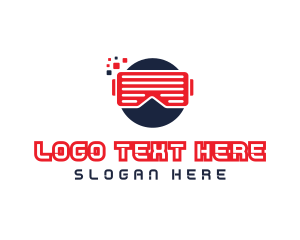 Tech Pixel VR logo design