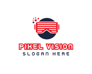 Tech Pixel VR logo design