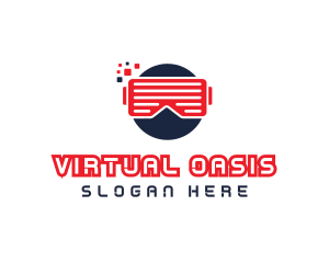 Tech Pixel VR logo design