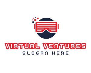 Tech Pixel VR logo design