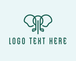 Pro Shop - Elephant Golf Club logo design