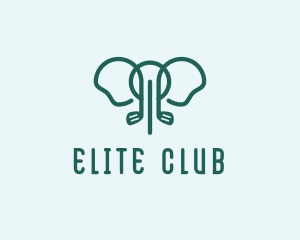 Club - Elephant Golf Club logo design