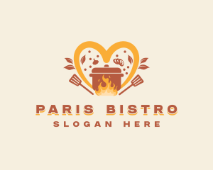 Casserole Spatula Restaurant logo design