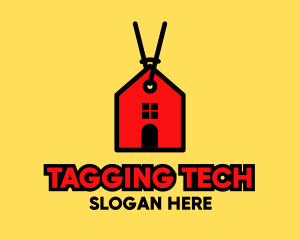 Red House Sale Tag logo design