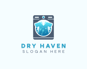 Clothes Washer Laundry logo design