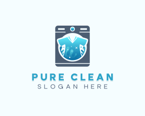 Detergent - Clothes Washer Laundry logo design