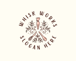 Whisk Pastry Bakeshop logo design