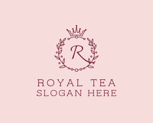 Royal Wreath Beauty Brand logo design