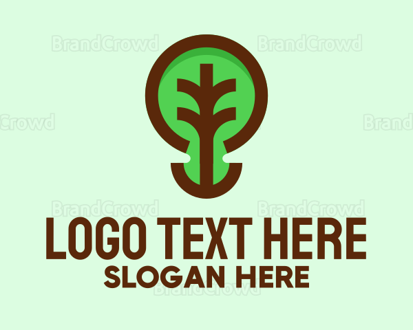 Modern Natural Tree Logo