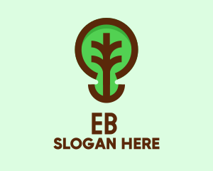 Natural - Modern Natural Tree logo design