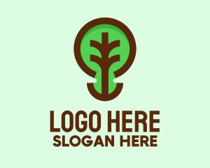 Farmer - Modern Natural Tree logo design