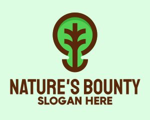 Modern Natural Tree  logo design