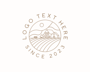 Countryside - Farming House Field logo design