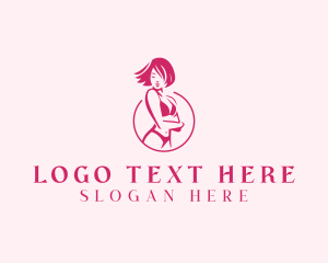 Dermatologist - Sexy Bikini Woman logo design