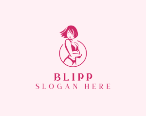 Sexy Bikini Woman Logo