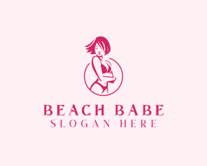 Bikini - Sexy Bikini Woman logo design