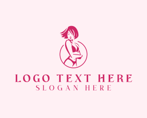 Sexy Bikini Woman Logo