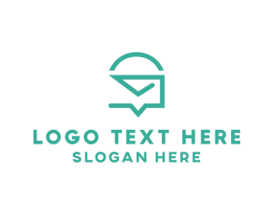 App - Mail Messaging Chat logo design